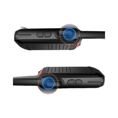 8W Dual Band Vhf Uhf Mani Bf Licenza Walkie Talkie Gratis Miglior raggio 5-8km per all'aperto