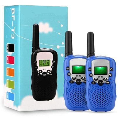110*58*32mm BF-T3 Mini Walkie Talkie per bambini Radio colorato Intercom portatile all'aperto