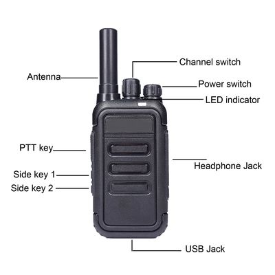 WKTK Sistema di interfono portatile VHF UHF Radio a lungo raggio per la gestione dei ristoranti