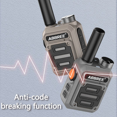 ABBREE AR-63 Wireless Walkie talkie per la caccia Color Camo/Brown Talk Range 3km-10km