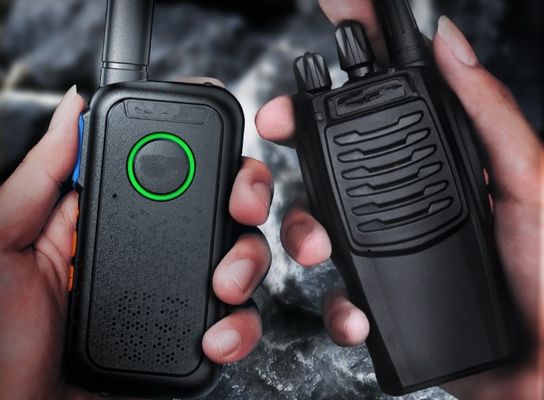Commerciale Nero Mini Thin Outdoor Walkie Talkie Portatile Leggero 1,7*13,5*5,4cm