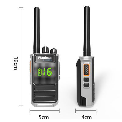 Professional 400-470MHz Handheld UHF Walkie Talkie criptato con batteria di lunga durata