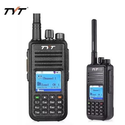 UHF VHF Walkie Talkie portatile 1000 canale GPS IP67 impermeabile Radio digitali a doppia banda