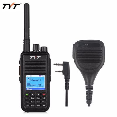 UHF VHF Walkie Talkie portatile 1000 canale GPS IP67 impermeabile Radio digitali a doppia banda