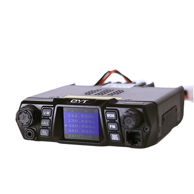 QYT KT-980plus Car Mobile Radio VHF 75W UHF 15-30km Walkie Talkie per veicoli con bocca