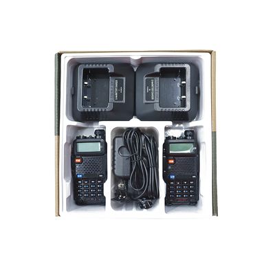 Walkie Talkie portatile BF UV5R 8w doppia banda UHF VHF Radio 400-470MHz 3km