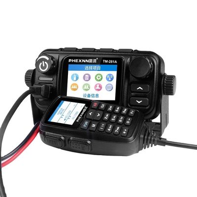 LTE IP Network POC UHF VHF Mobile Car Radio con 4G LTE POC 25w Dual Band Analog Radio