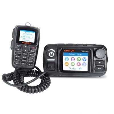 LTE IP Network POC UHF VHF Mobile Car Radio con 4G LTE POC 25w Dual Band Analog Radio