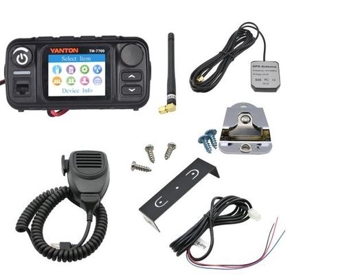 LTE IP Network POC UHF VHF Mobile Car Radio con 4G LTE POC 25w Dual Band Analog Radio