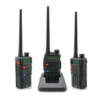 Walkie Talkie portatile BF UV5R 8w doppia banda UHF VHF Radio 400-470MHz 3km