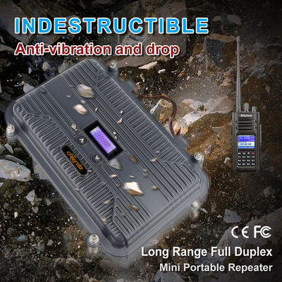 Radio per veicoli marini Full Duplex Two Way Radio Repeater LCD Mini UHF o VHF 10W Personalizzabile