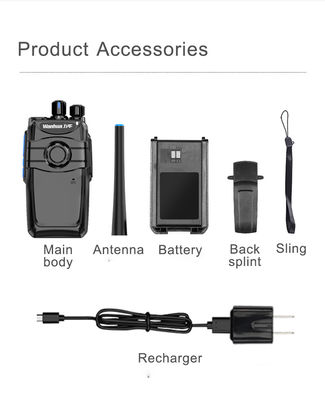 Professional Walkie Talkie Dual Band Earpiece Headset con potenza di uscita del microfono PTT 3W
