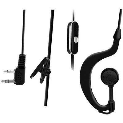 Elettrodomestico Wired Earphone Walkie Talkie Headset Radio Earpiece Headset 110±3dB Sensibilità