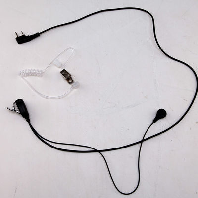WANHUA walkie-talkie cuffia cavo cuffia anti-fuga suono confortevole tappo per le orecchie Air guide auricolare nero microfono di plastica
