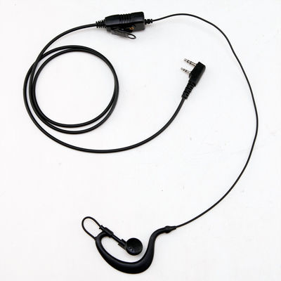 WANHUA walkie-talkie cuffia cavo cuffia anti-fuga suono confortevole tappo per le orecchie Air guide auricolare nero microfono di plastica