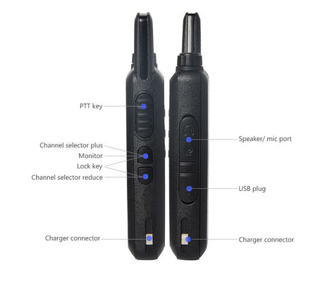 VTC201 Walkie Talkie a doppia modalità 2W radio UHF/VHF per esigenze di comunicazione a lunga distanza