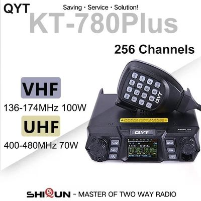 25KHz Channel Spacing 100W VHF Mobile Radio Base Station KT-780 Plus per walkie-talkie