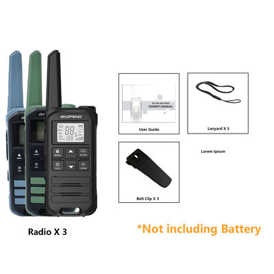 BF FR-22A 2W Walkie Talkie a lungo raggio per escursioni Intercom per comunicazione esterna