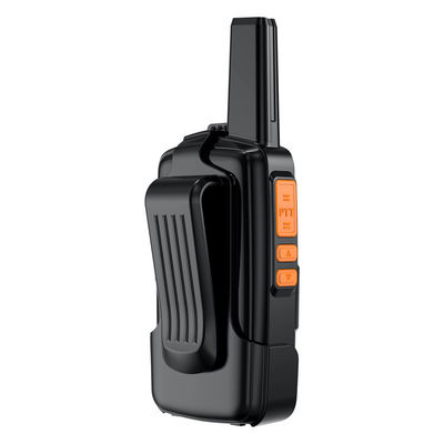 Radio portatili a due vie da 5W in nero con batteria ricaricabile e caricabatterie USB