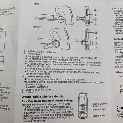Potenza di uscita Altre cuffie wireless per XIR P8608 P8668i DP4801 Bluetooth Headset