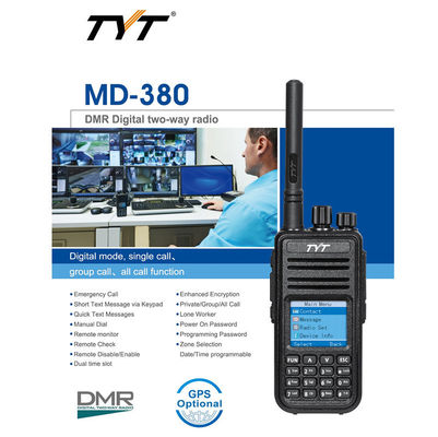 TYT MD-380 GPS walkie-talkie portatile perfetto per le vostre esigenze di comunicazione