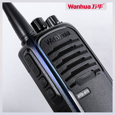 Black Wanhua HTD815 Walkie Talkie 5W/8W Opzionale 10 km di autonomia per le esigenze di comunicazione