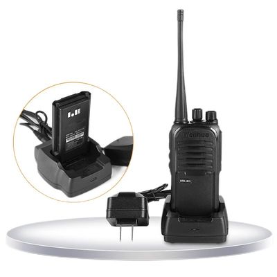 Black Wanhua HTD815 Walkie Talkie 5W/8W Opzionale 10 km di autonomia per le esigenze di comunicazione