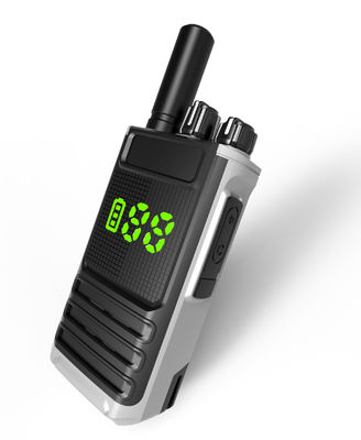 Radio walkie-talkie a due vie con batteria Li-ion da 200 g e resistenza all'acqua IPX-1