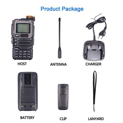 Ristorante Hotel Intercom VHF UHF Walkie Talkie portatile con batteria agli ioni di litio da 1600mAh