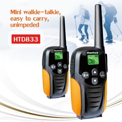 Walkie-talkie portatile a doppia banda VHF UHF Radio digitale portatile interfono a batteria completa