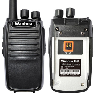 Potenza di uscita 5W Interphone Walkie-Talkie a due vie con raggio di conversazione di 6 km e design portatile