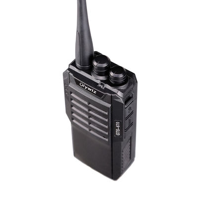 UHF Radio di prosciutto Walkie Talkie portatile Nero 5W Potenza di uscita 3800mAh Intercom Woki Toki