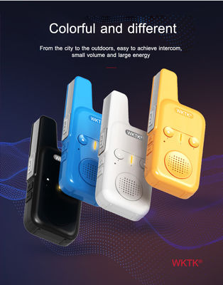 Economy Handheld Two Way Radio Wireless UHF 400-470MHz Walkie Talkie con tensione di 3,7V
