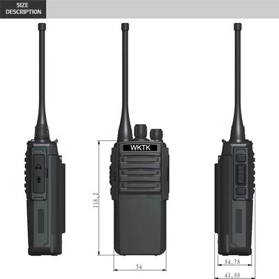 Portatile VHF UHF Two Way Radio 3W Potenza di uscita Perfetto per intercom di hotel e ristoranti