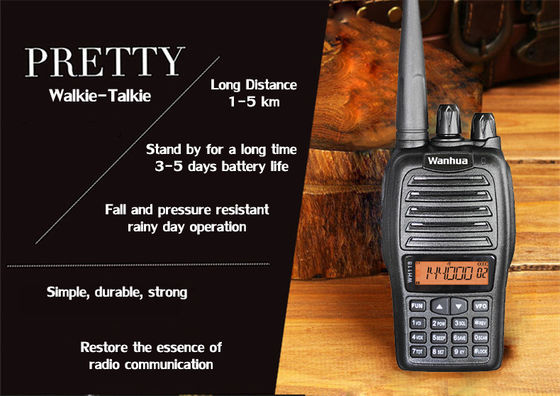 OEM personalizza Walkie Talkie Tipo 4G POC WH118 Radio digitale Nero UHF VHF Professional