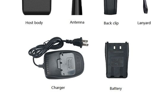 Radio portatile originale con tipo di frequenza VHF UHF da 5 watt e intercom di lungo raggio