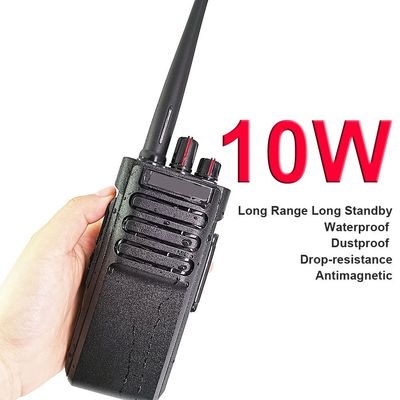 Moda Radio portatile walkie-talkie VHF UHF Intercom analoghi 10W walkie-talkies IPX7