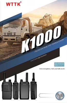 WKTK K1000 Radio bidirezionale walkie-talkie a lungo raggio UHF dual band