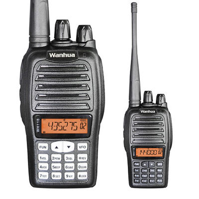 Wanhua WH118 Radio Walkie Talkie portatile 2W Potenza di uscita doppia banda UHF VHF Lungo raggio