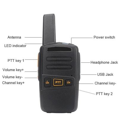16 canali Costo di stoccaggio VHF UHF Walkie Talkie competitivo per escursioni e ristoranti