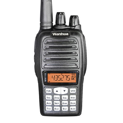 Wanhua WH118 Radio Walkie Talkie portatile 2W Potenza di uscita doppia banda UHF VHF Lungo raggio