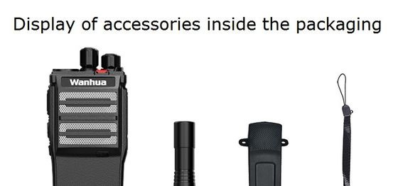 WANHUA HTD502 walkie-talkie portatili con autonomia da 0 a 5 km