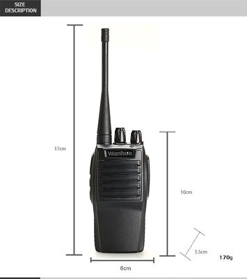 Walkie-talkie Alta potenza 2Watt 16 canali con 10 Km di autonomia e 3800 mAh Big Battery
