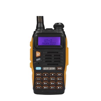 128 canali di archiviazione walkie-talkie impermeabile 5 Watt radio a doppia banda mobile bidirezionale