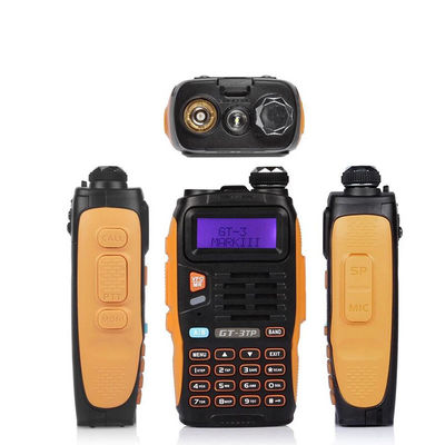 128 canali di archiviazione walkie-talkie impermeabile 5 Watt radio a doppia banda mobile bidirezionale