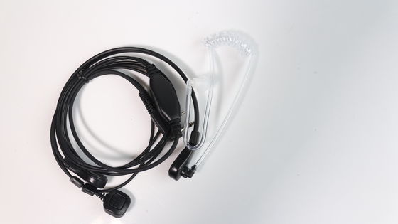 Microfono Auricolare per Icom Radio a due vie Walkie-talkie Air Tube Tempo di ritardo wireless