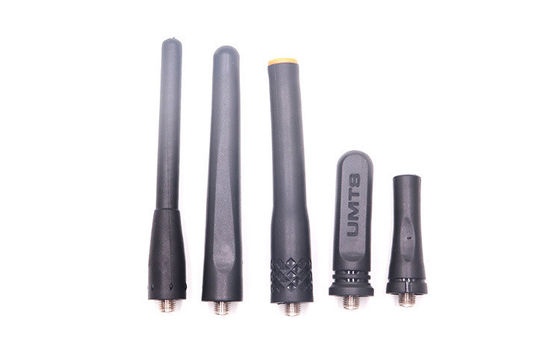 Antenna in gomma nera da 2w UHF VHF Fm Walkie Talkie per comunicazioni a lunga distanza