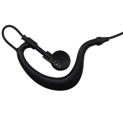 G Shape Ear Hook Earphone Handsfree In-Line Ptt Headset per la comunicazione walkie-talkie