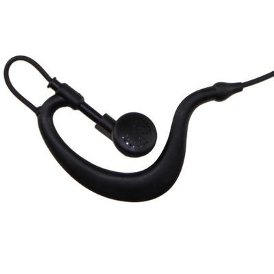 G Shape Ear Hook Earphone Handsfree In-Line Ptt Headset per la comunicazione walkie-talkie