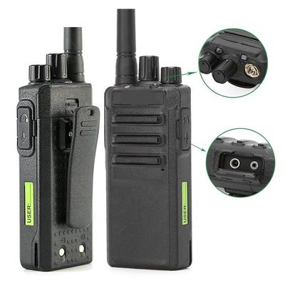 128*60*33mm Walkie Talkie UHF Trasmettitore radio bidirezionale per la gamma di frequenza 400-470MHz
